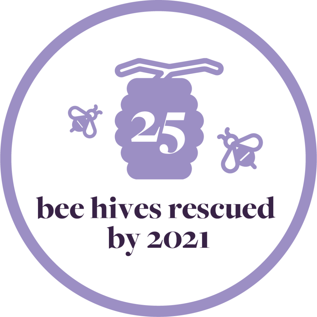 Bee Hives Rescued by 2021