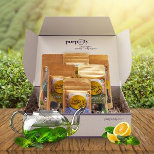 Corporate Gift Box with 6 Varieties of Herbal Tea - Large
